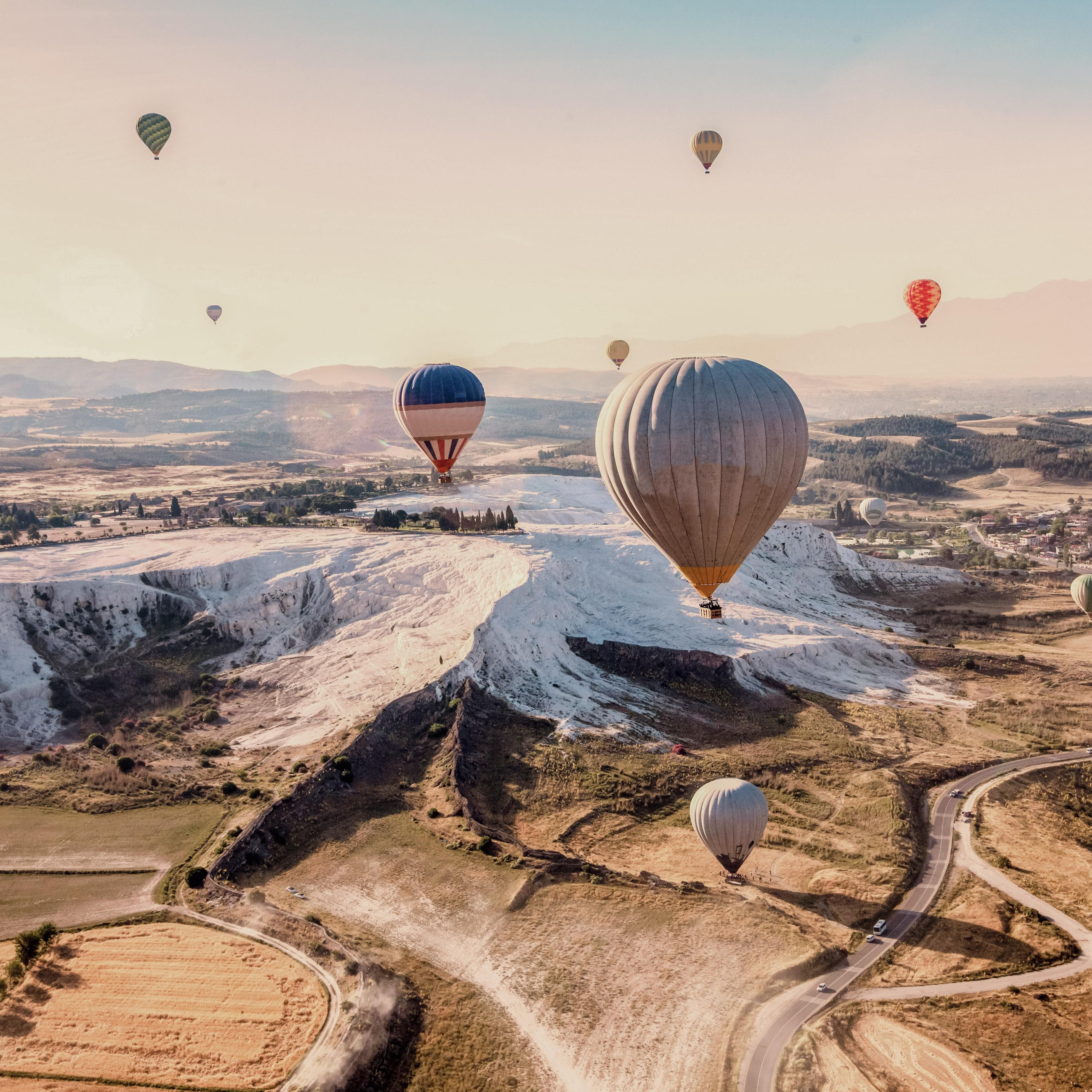 Встретить рассвет на воздушном шаре