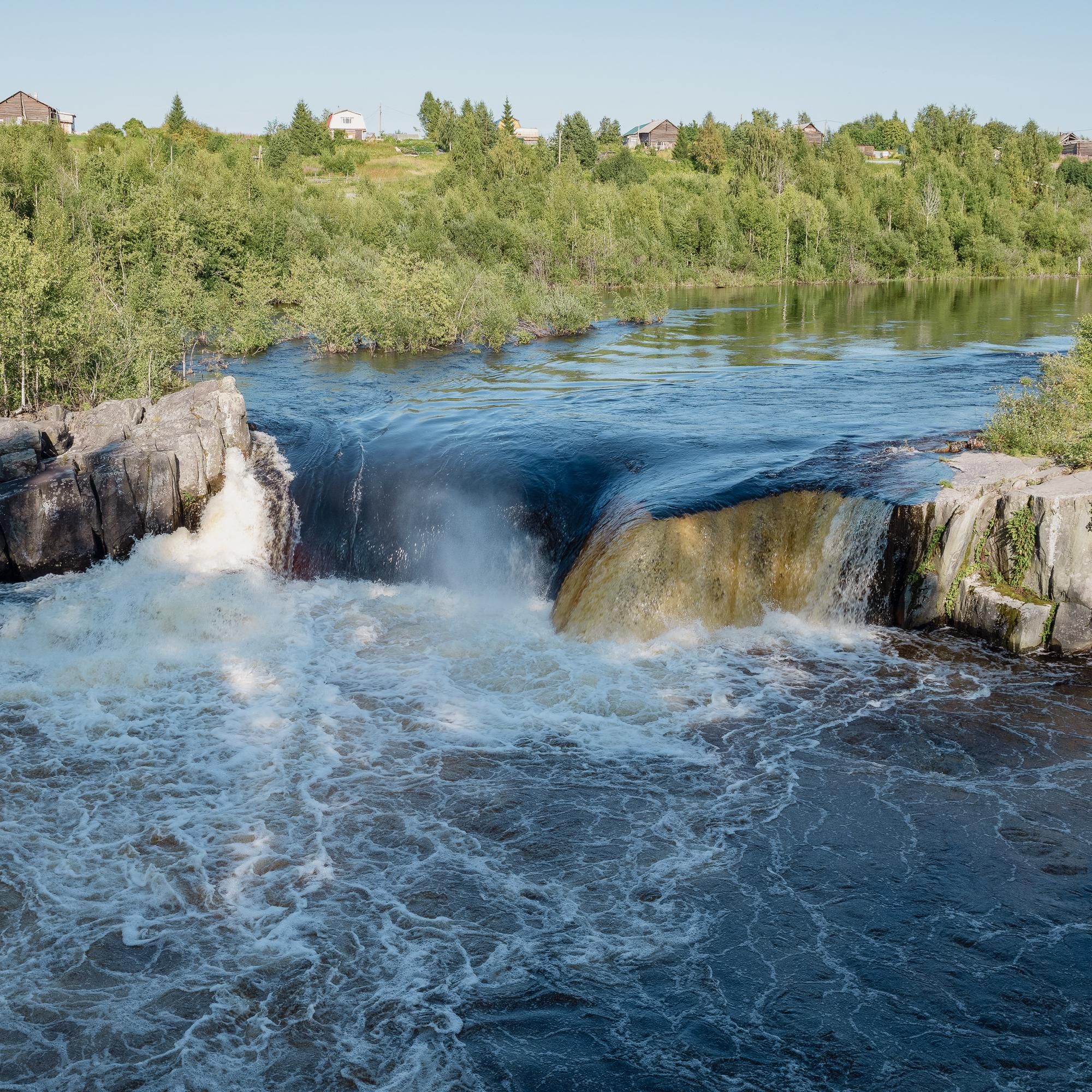 Водопад Воицкий падун