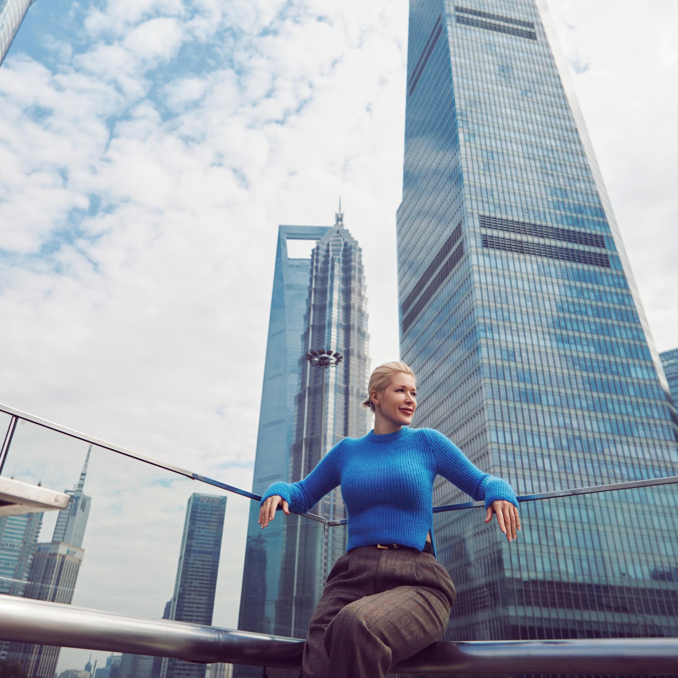 Пешеходный мост Луцзяцзуй