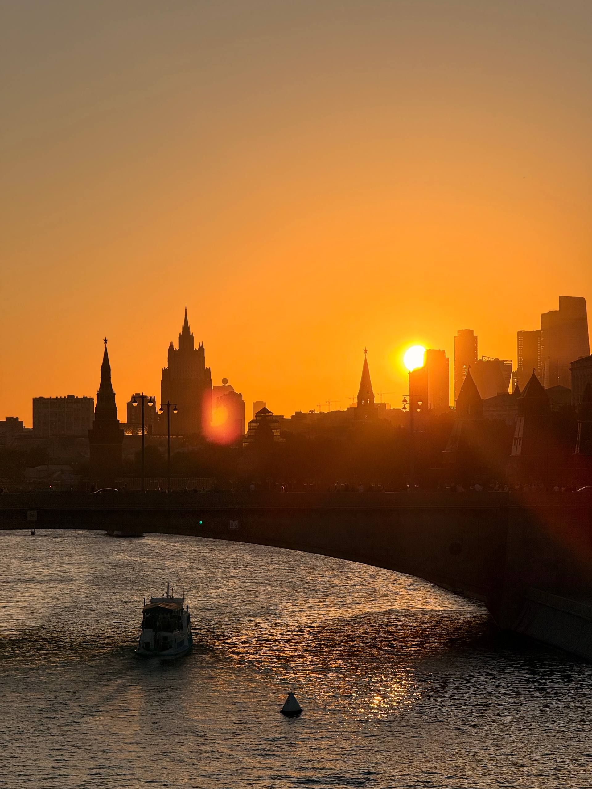 Закат в Москве