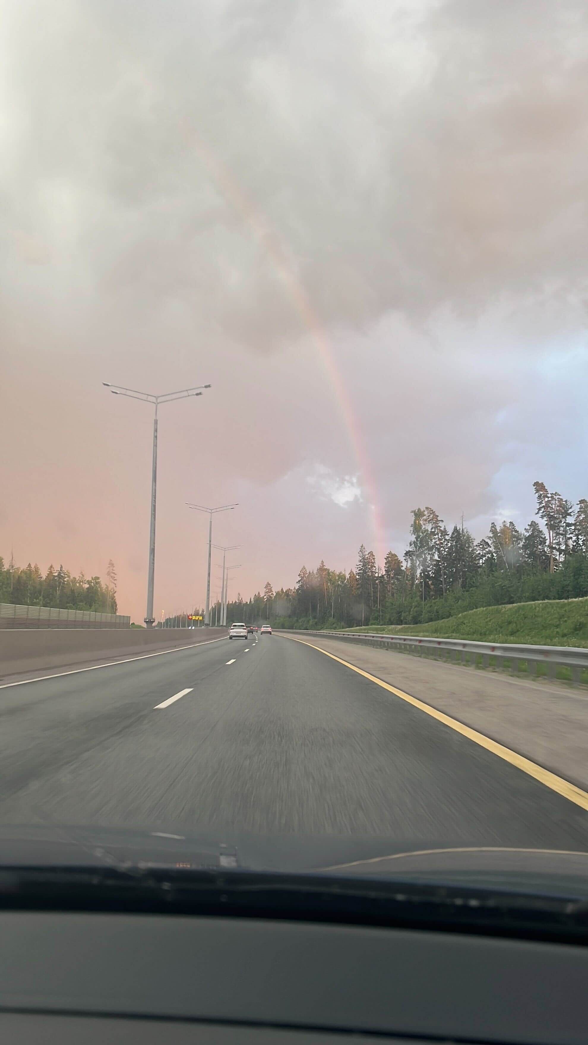 Дорога в Москве