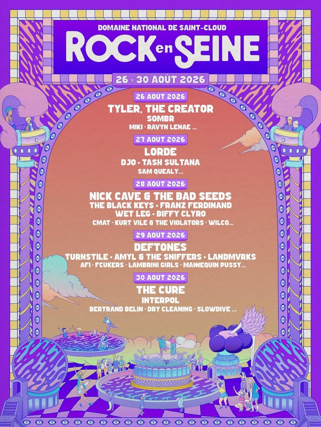 Постер фестиваля Rock en Seine