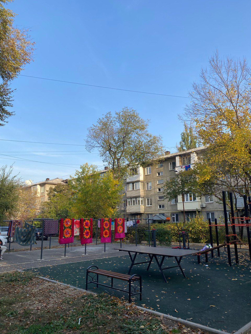 Спальный район в Алматы