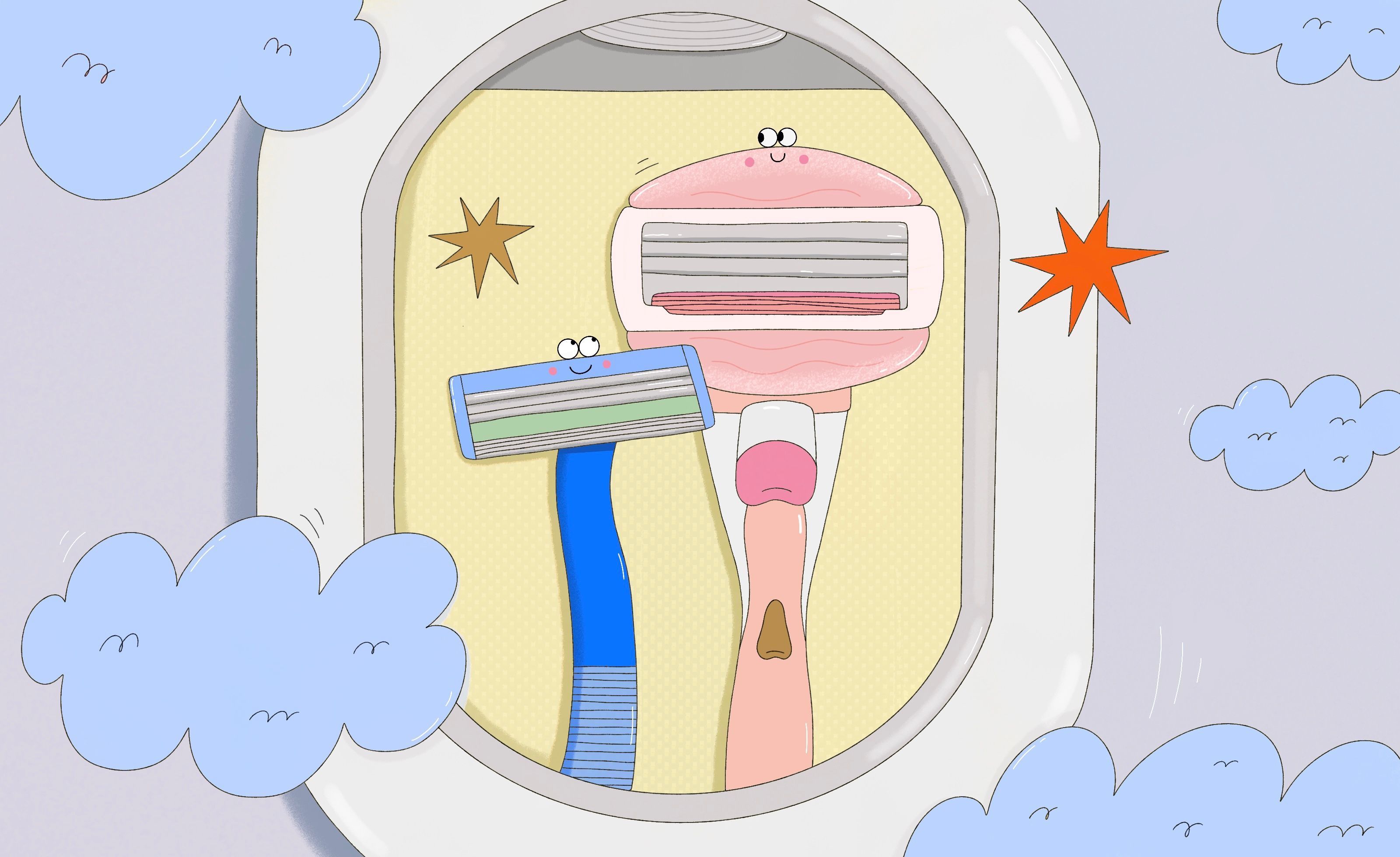 Можно ли брать бритву в ручную кладь или в багаж