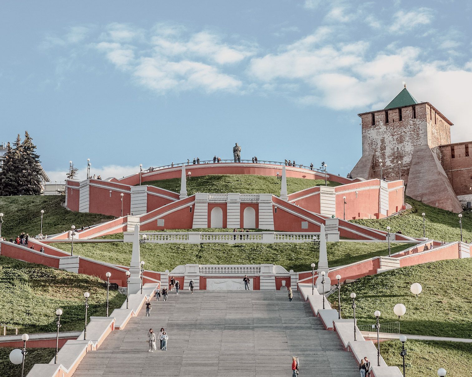 Чкаловская лестница в Нижнем Новгороде