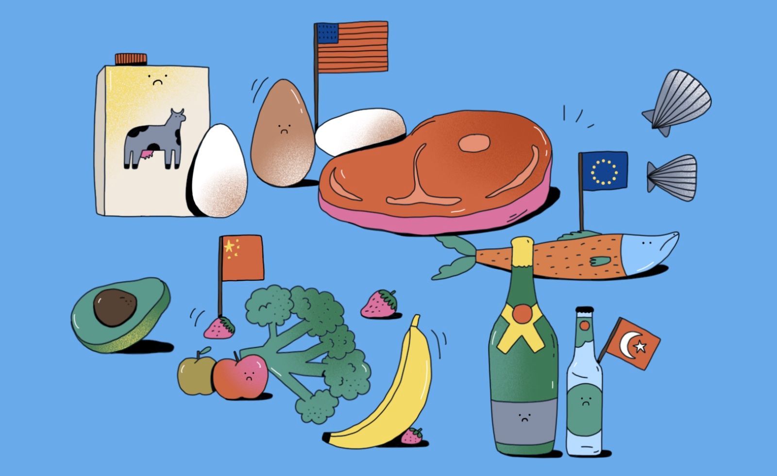 Еда в багаже