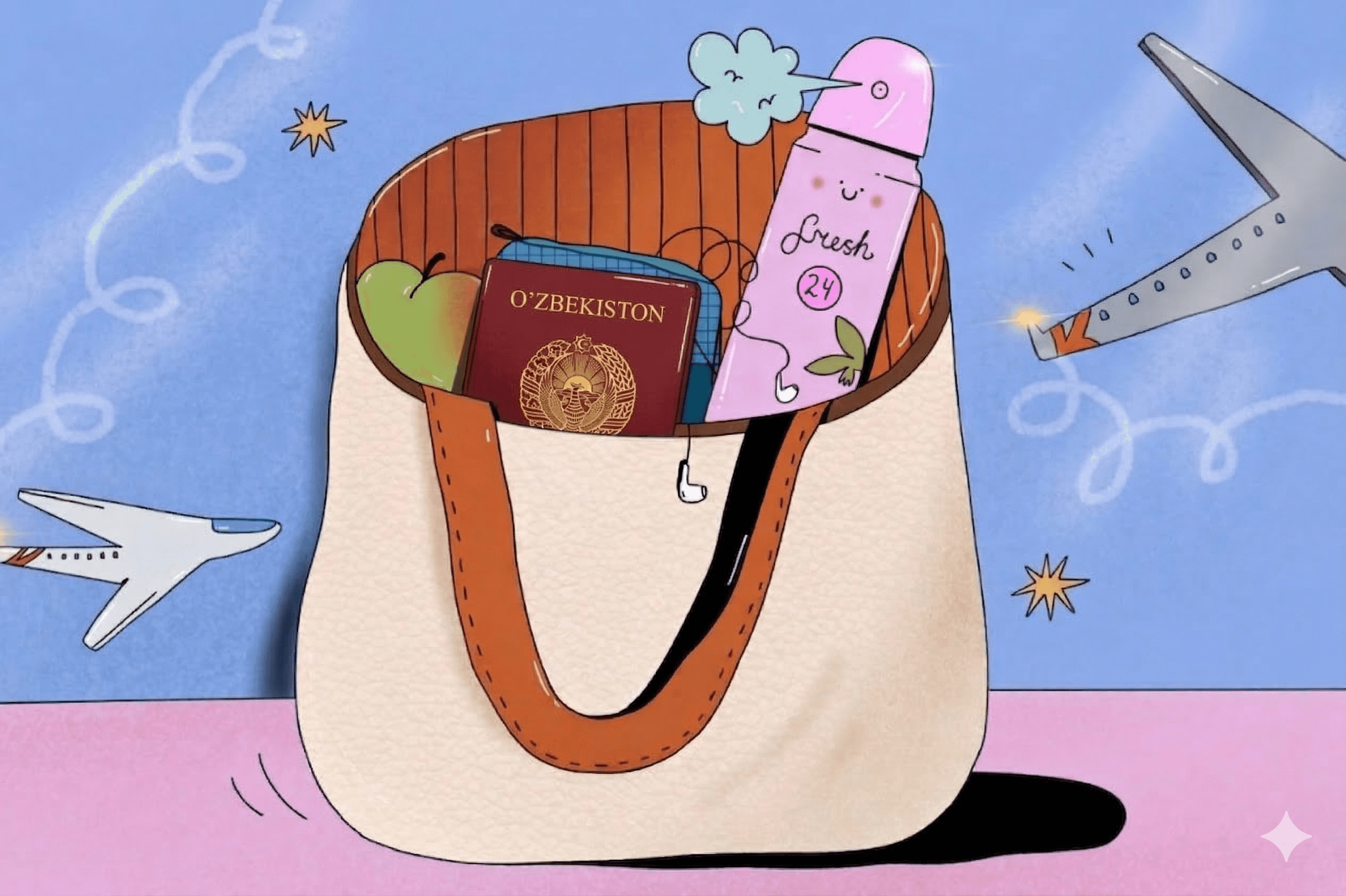 Samolyotga dezodorant olib chiqish mumkinmi