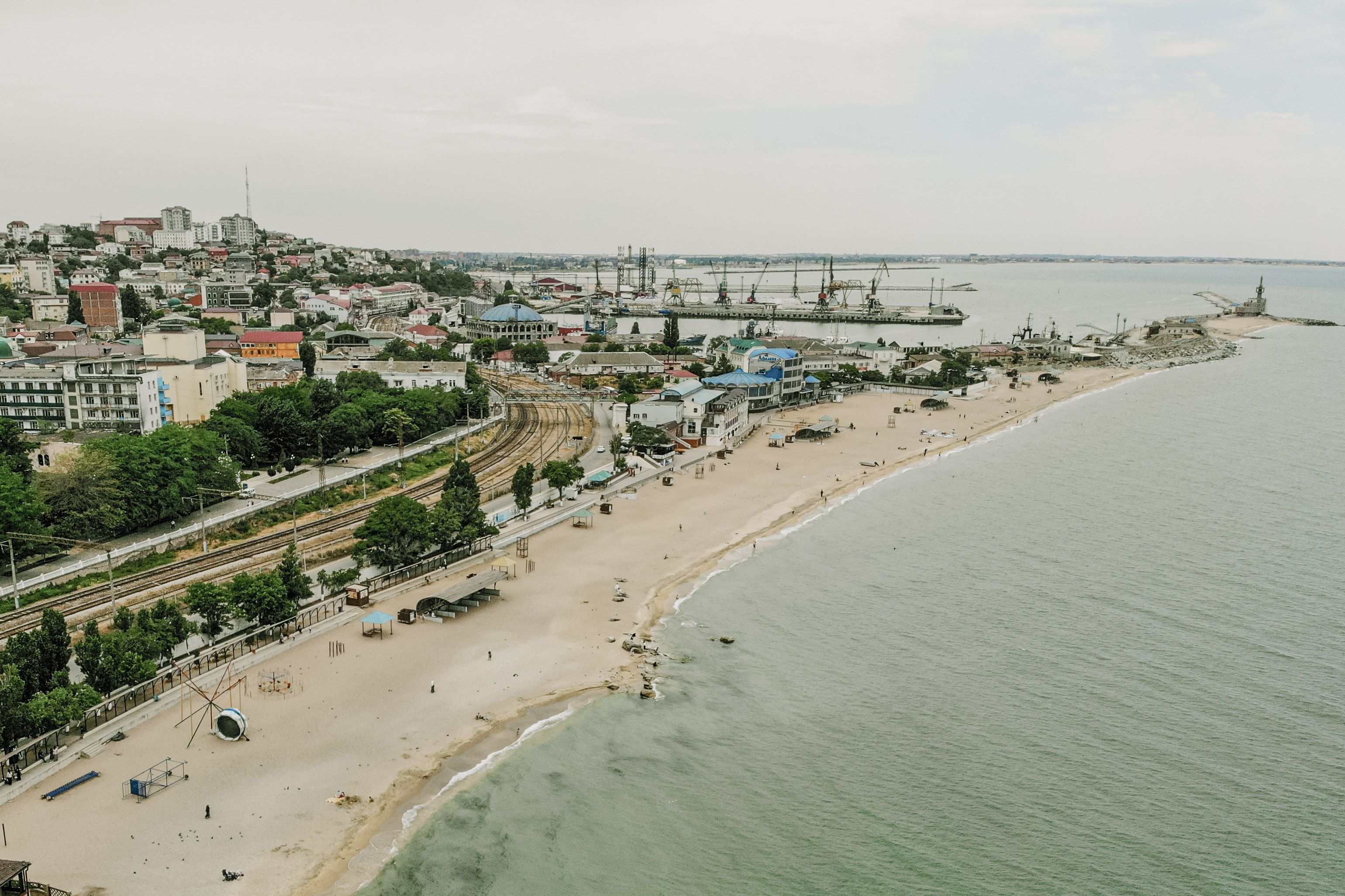 Городской пляж Махачкале