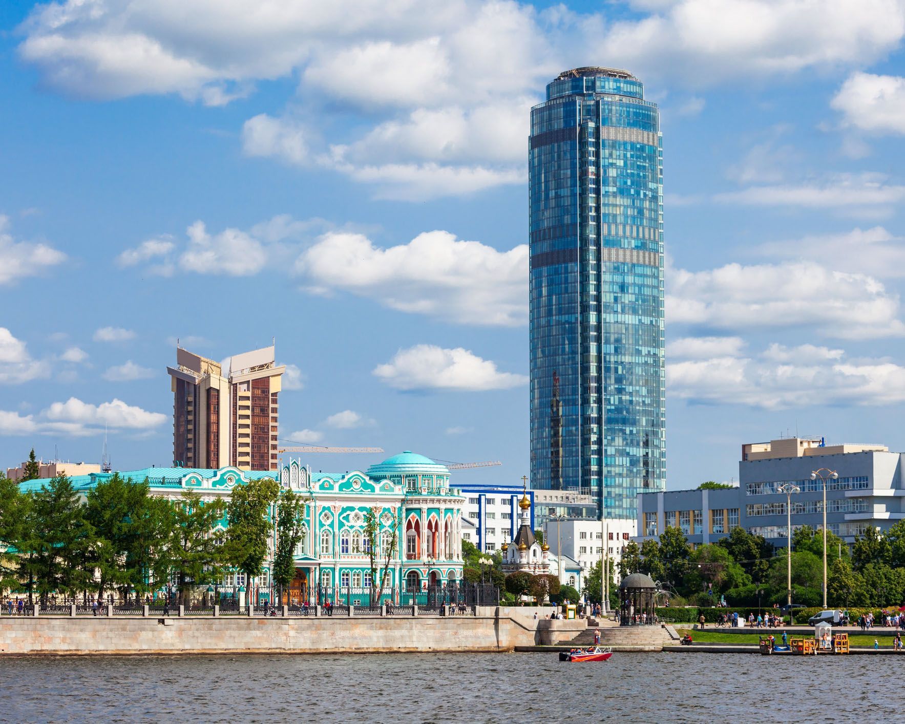 Городской пруд в Екатеринбурге