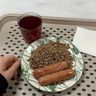 Гречка с сосиской в Шерегеше