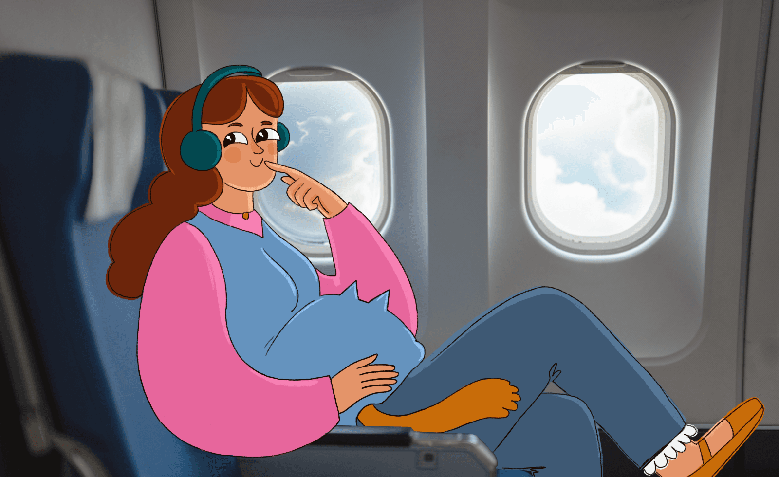 Можно ли беременным летать на самолёте