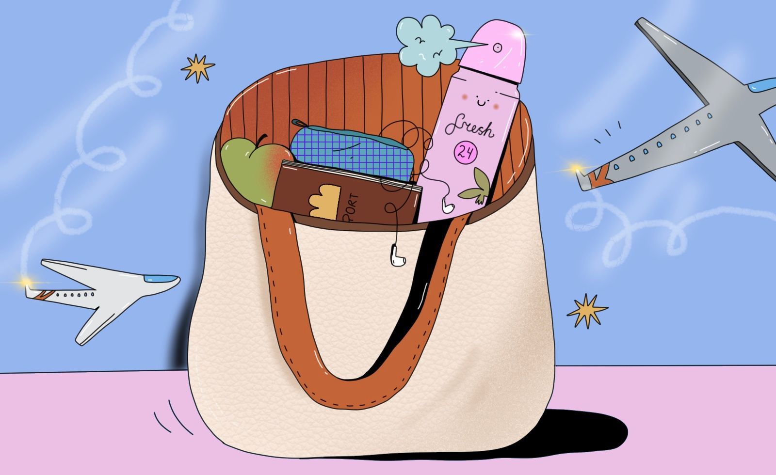 Можно ли брать дезодорант в самолёт