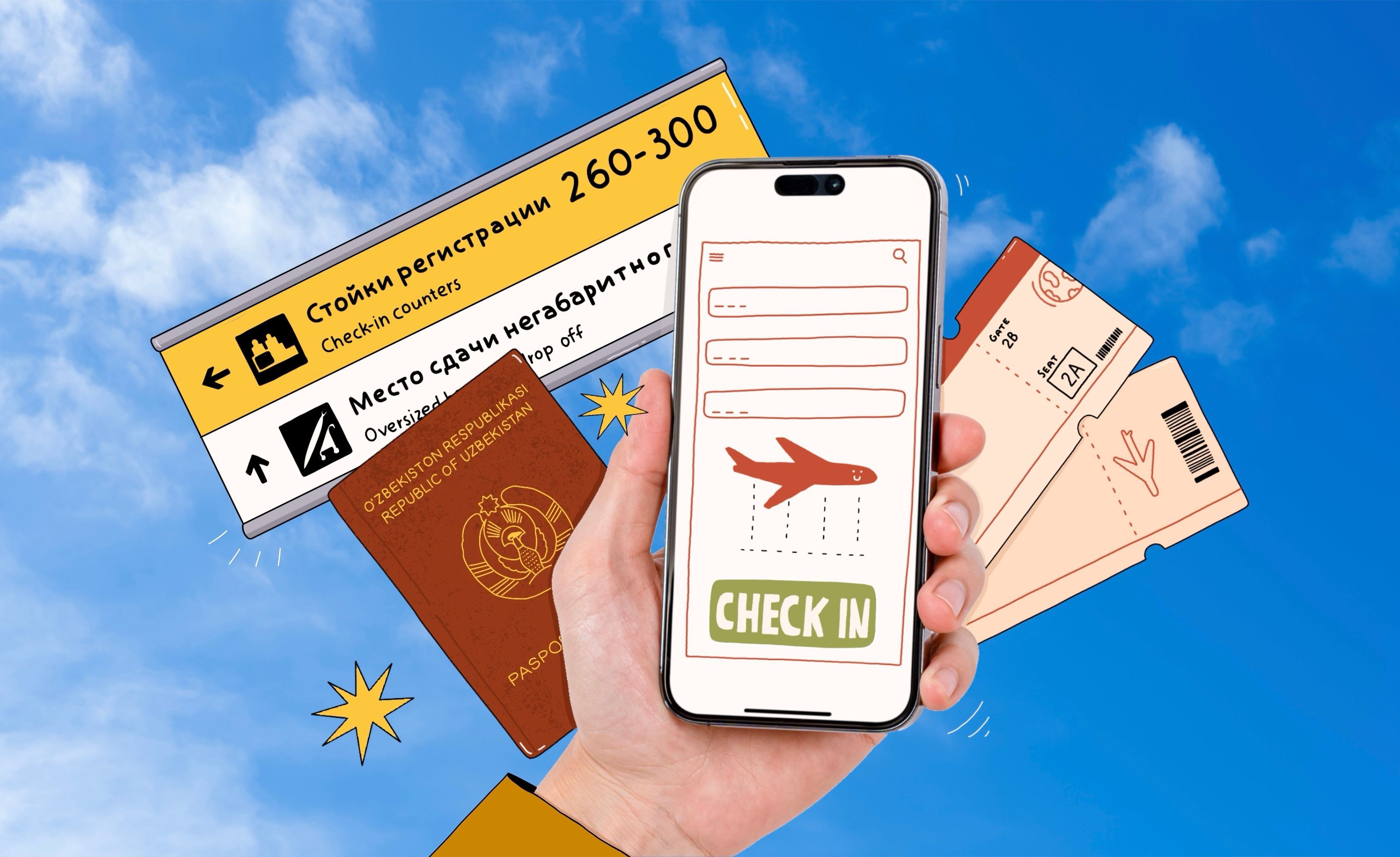 Parvozga qanday ro‘yxatdan o‘tish mumkin? Aeroportda yoki onlayn ro‘yxatdan o‘tish