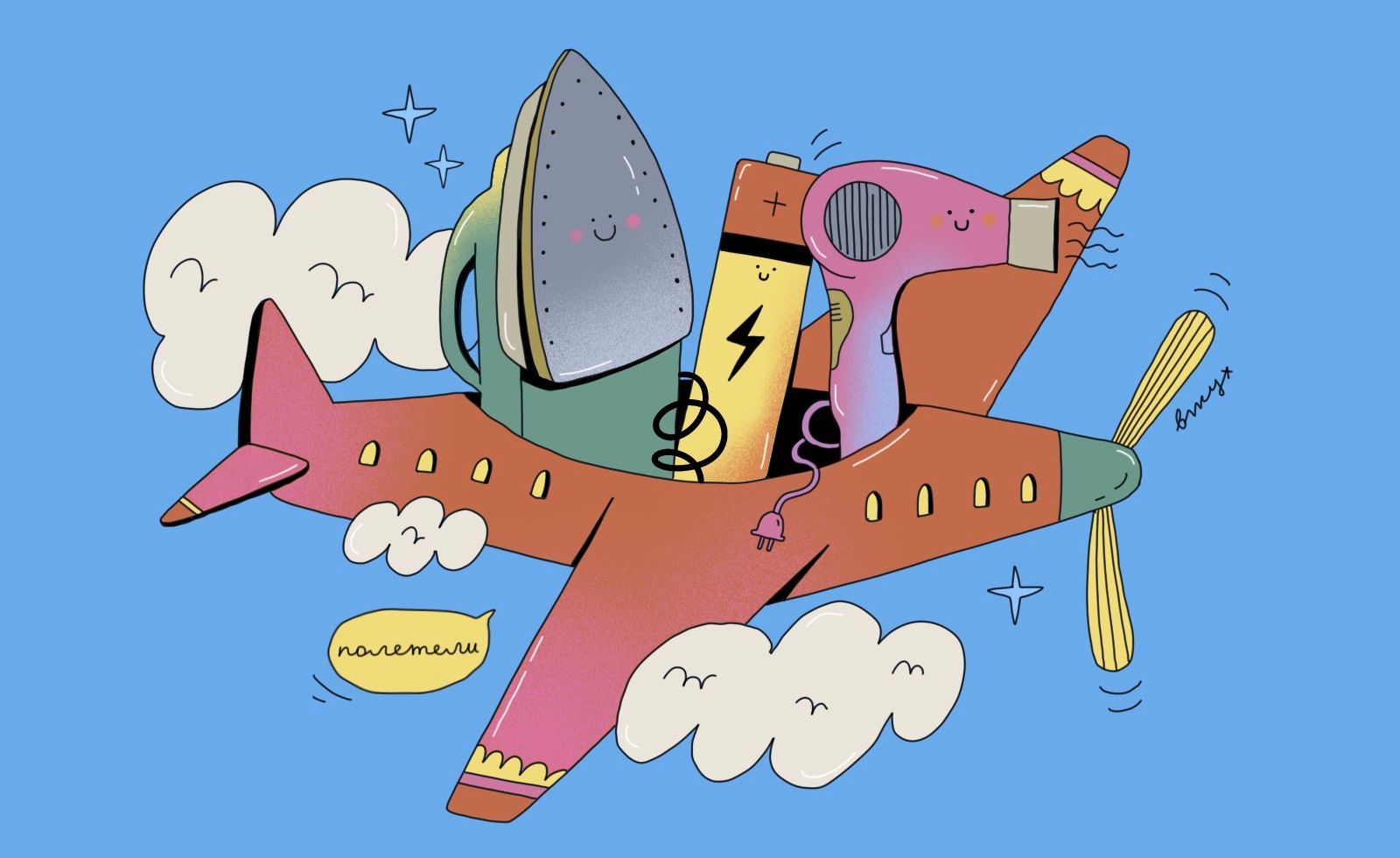 Можно ли провозить фен, утюг и другую бытовую технику в самолёте