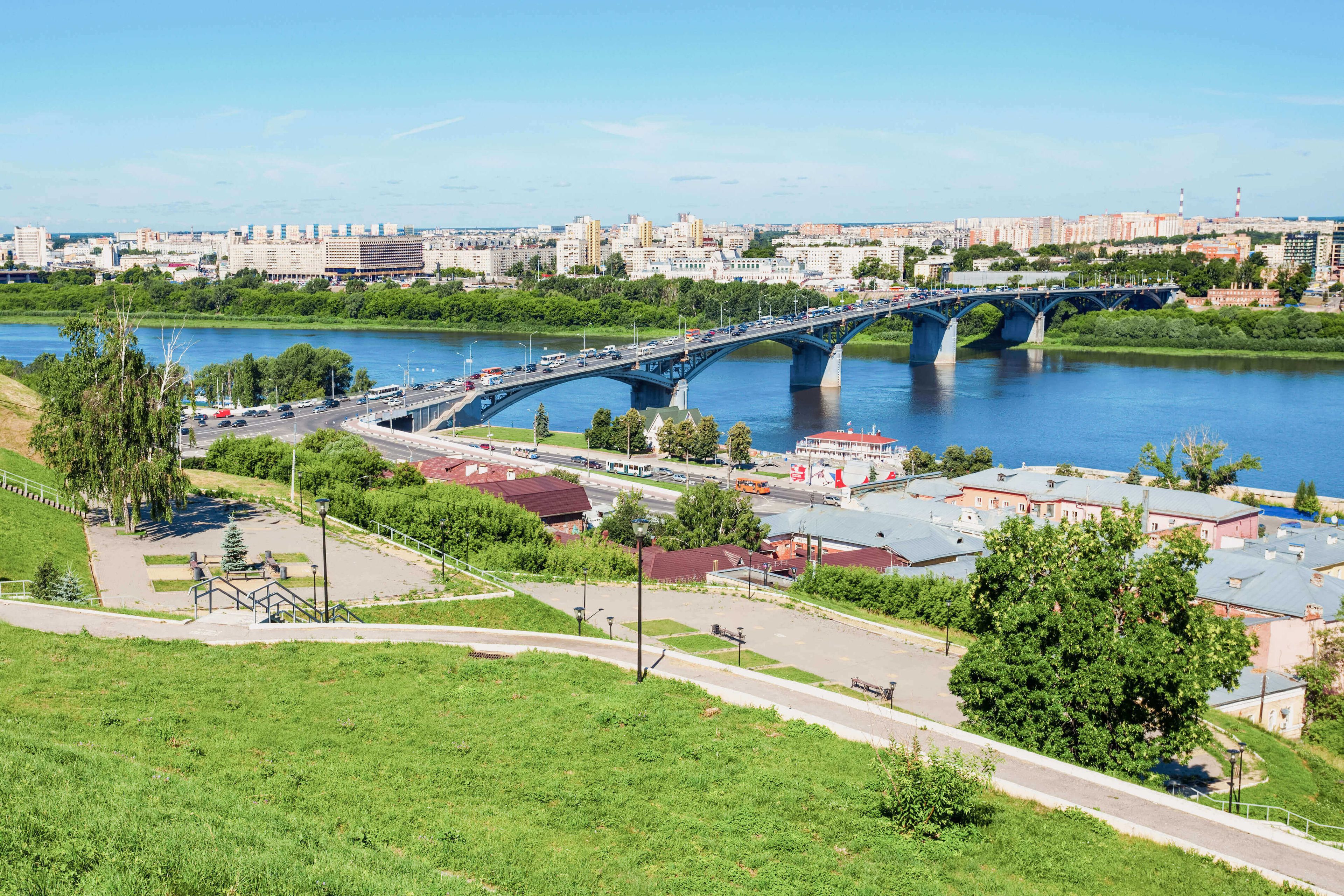 Набережная в Нижнем Новгороде