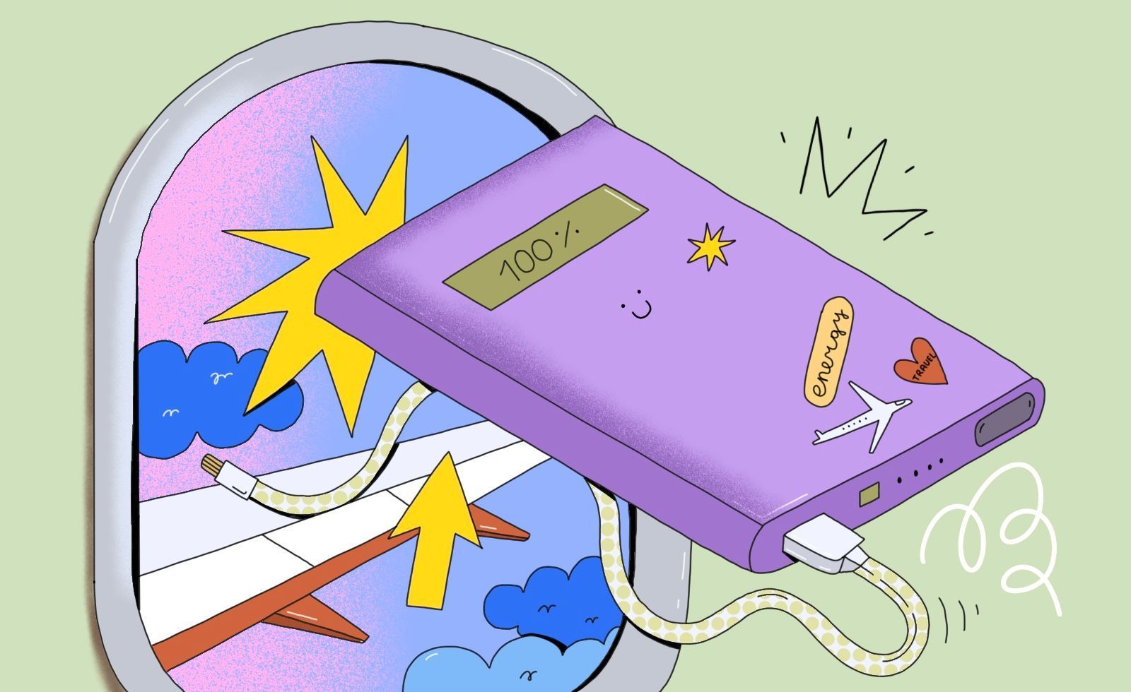 Как перевозить пауэрбанк в самолёте