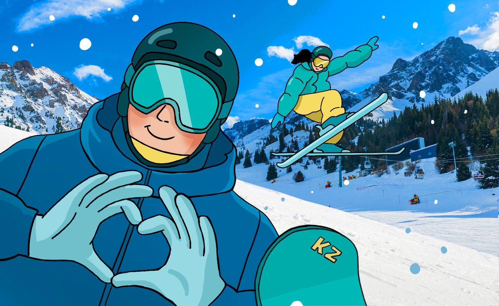 Где покататься на лыжах в Казахстане