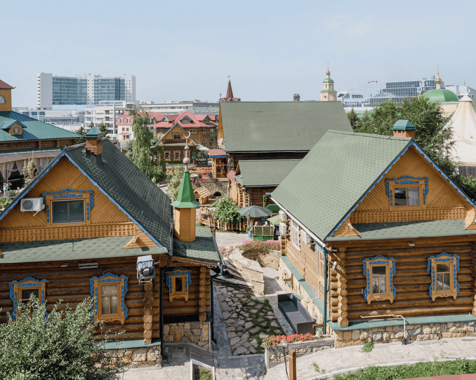 Аутентичная деревня в Казани, Татарстан