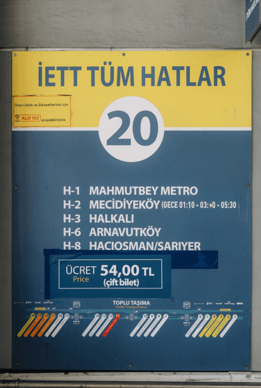 Общественный транспорт в Стамбуле
