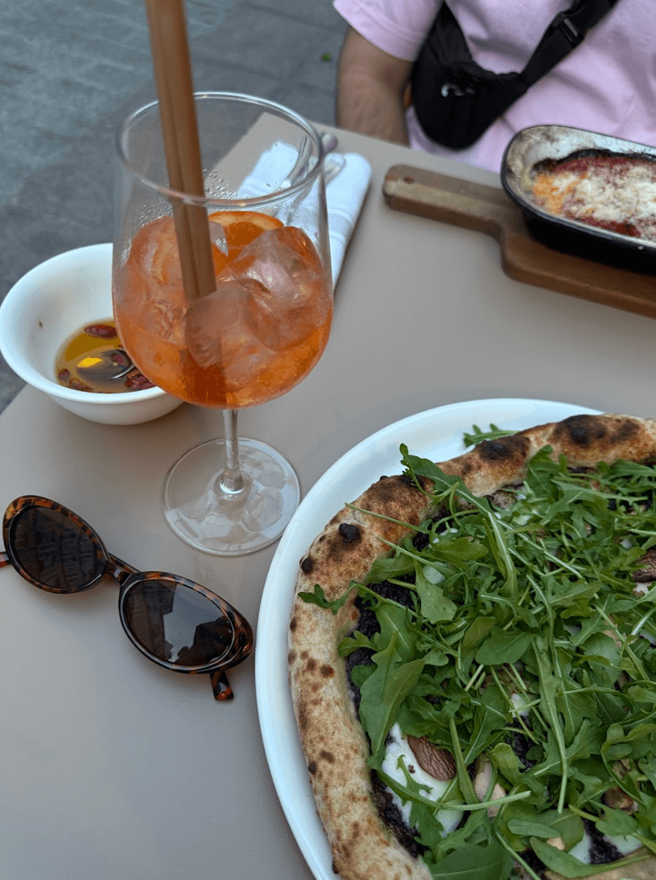 Пицца в ресторане