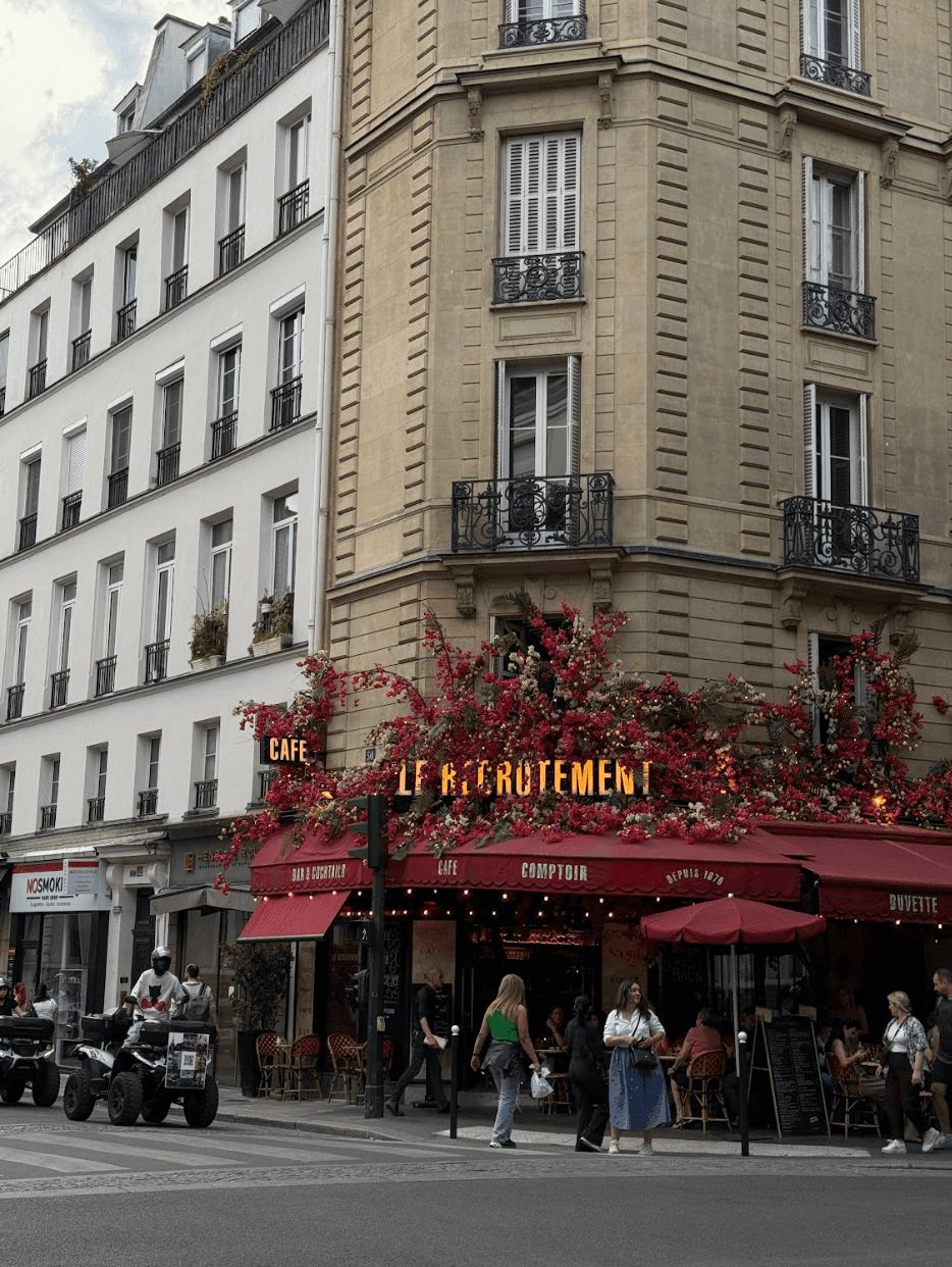 Улица Парижа во Франции