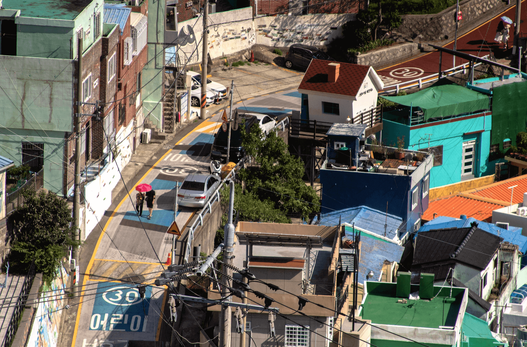 Деревня Камчхон в Пусане