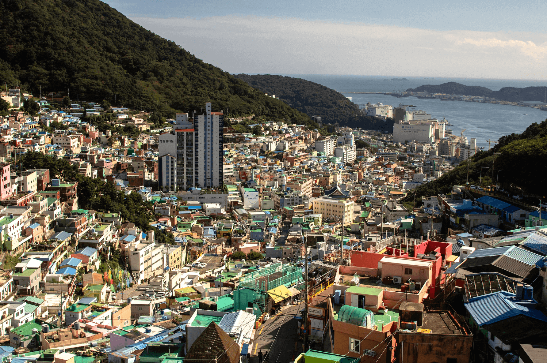 Деревня Камчхон в Пусане