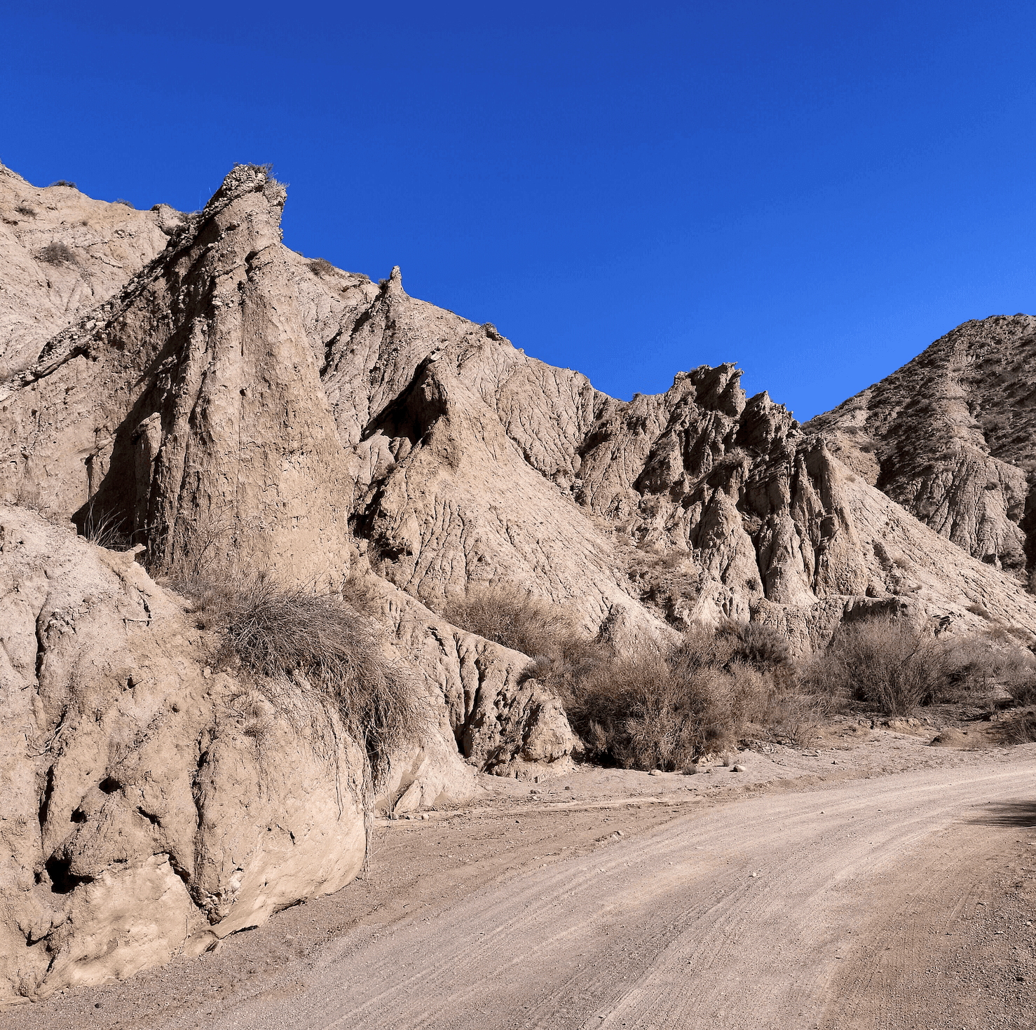 Каньон у Иссык-Куля в Кыргызстане