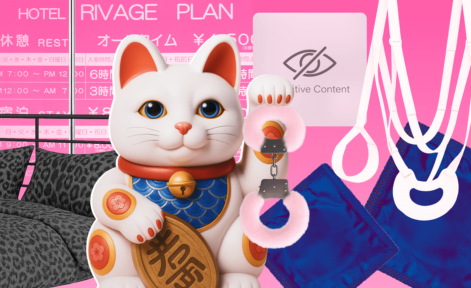 БДСМ-кушетка и автомат с вибраторами: как мы с мужем жили в японских лав-отелях