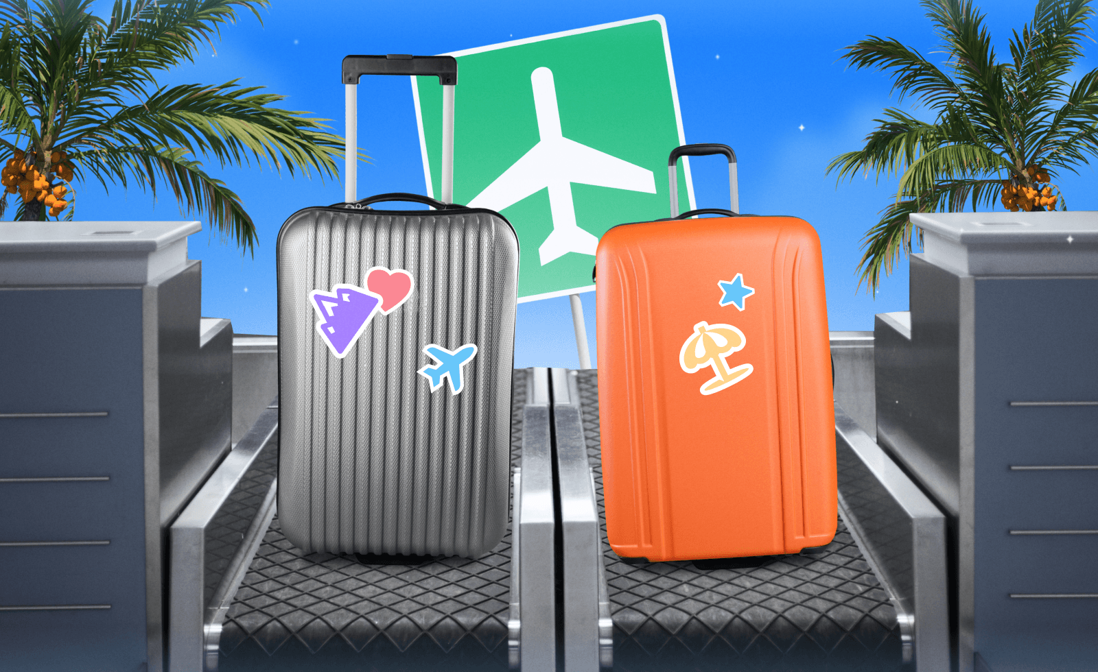 Как объединить багаж двух пассажиров