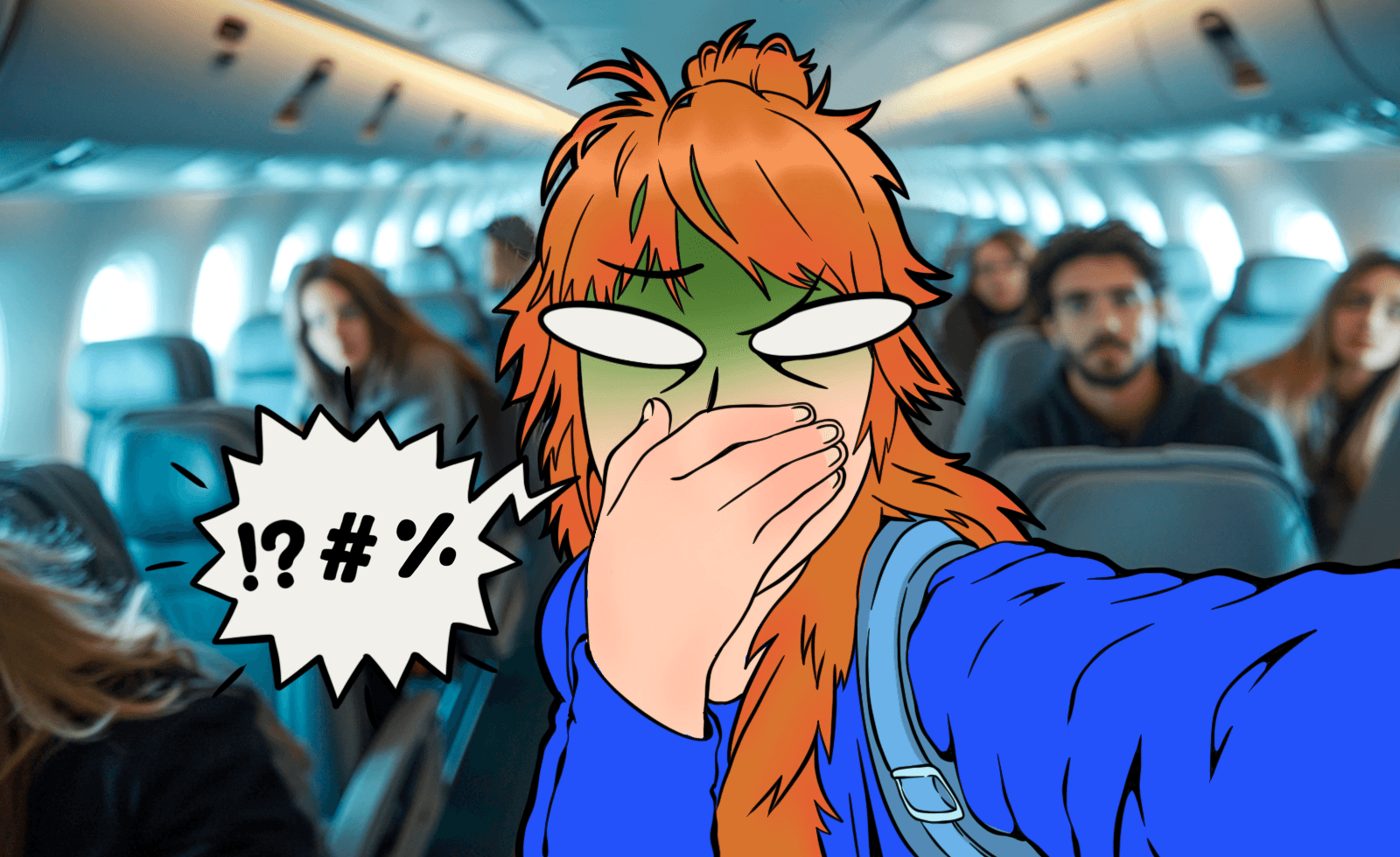 Что делать, если укачивает в самолёте