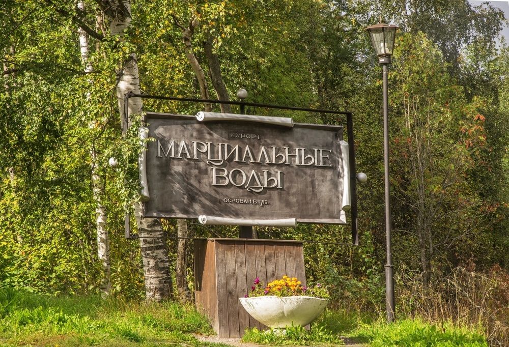 Надпись «Марциальные воды»