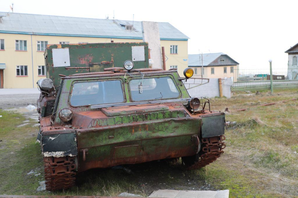 Заброшенные машины в Амдерме