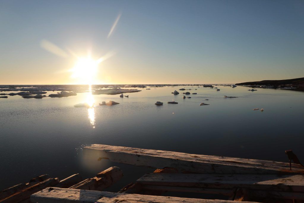 Закат в Амдерме