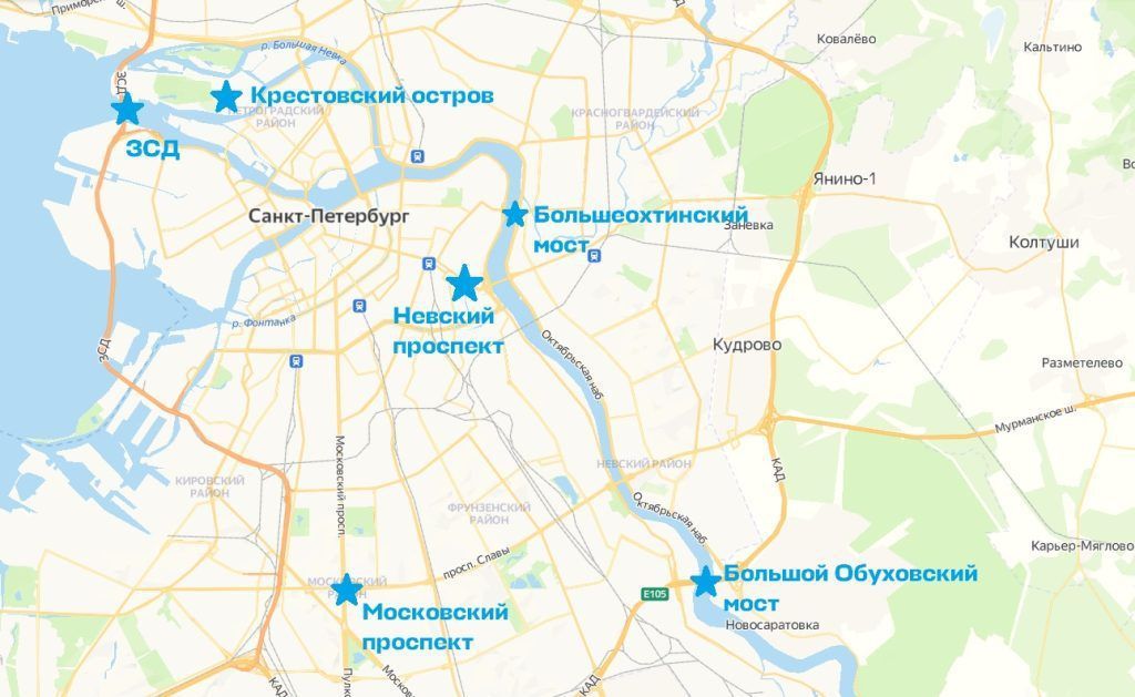 10 красивых автодорог Петербурга, по которым стоит прокатиться