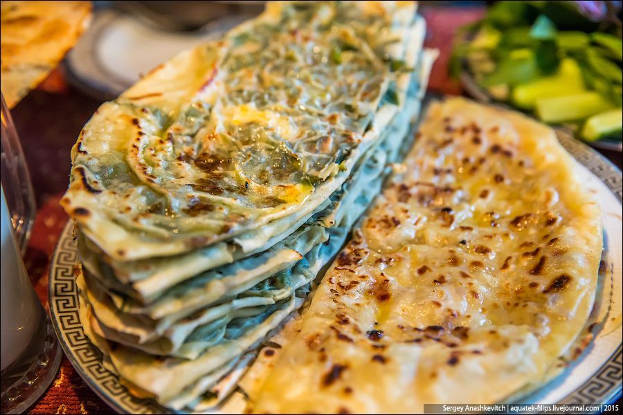 Лепёшки с зеленью