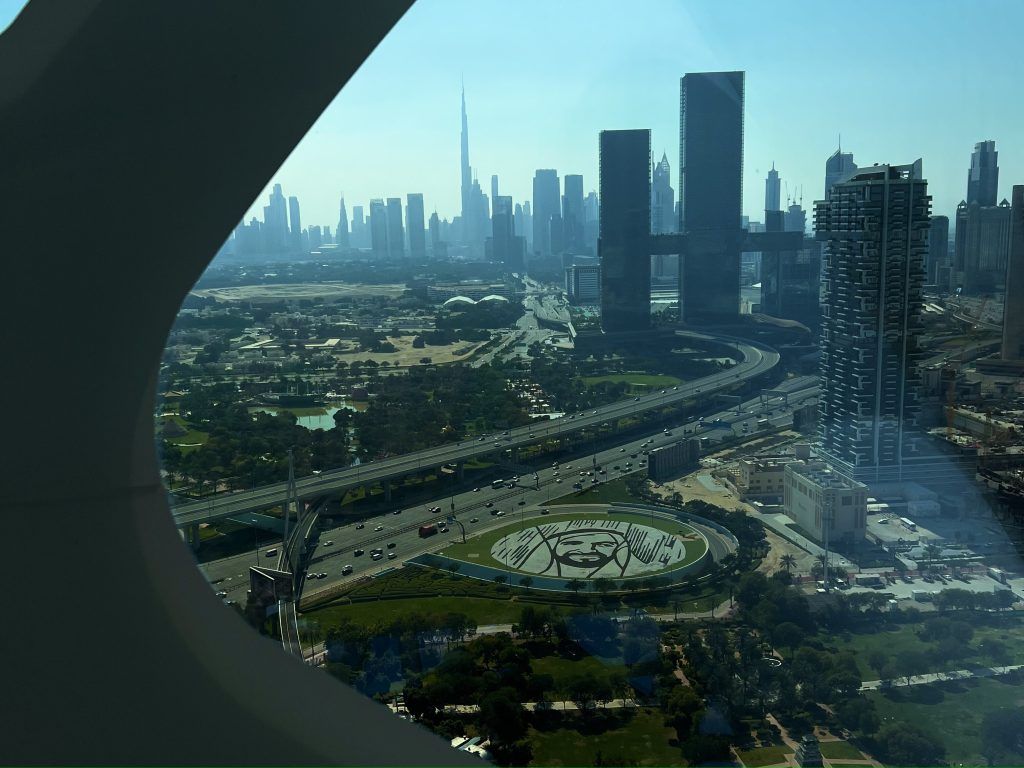 Вид из Дубай Фрейм