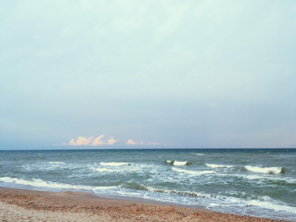 пляж Азовского моря