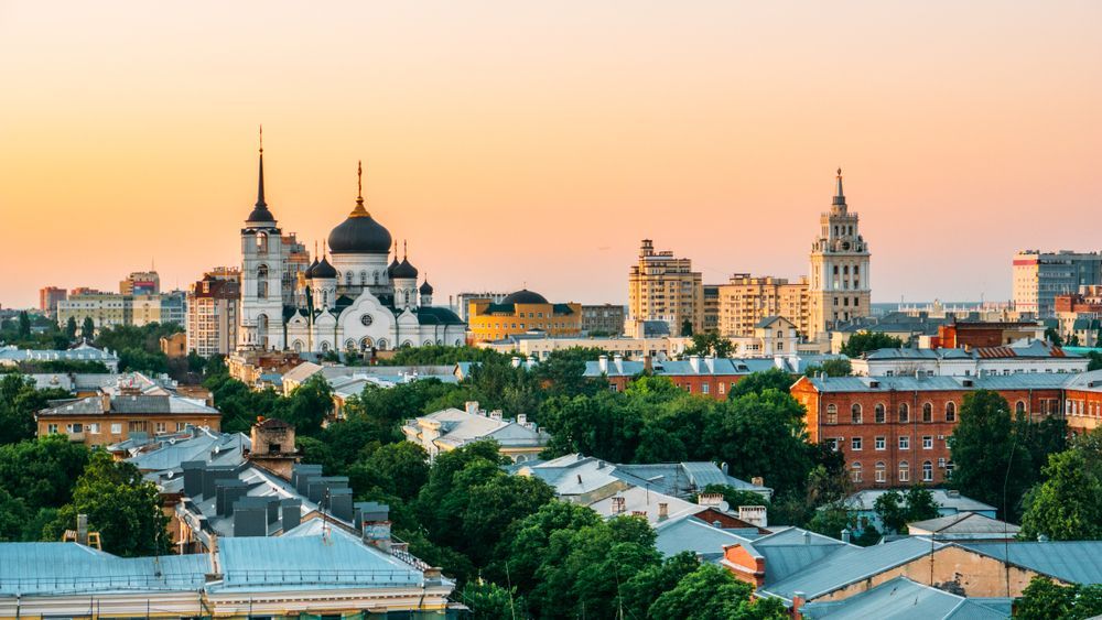 Вид Воронежа