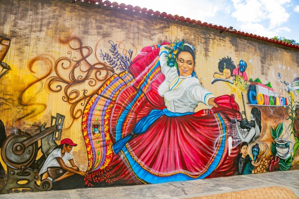 Граффити на стене в Гондурасе