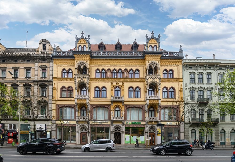 Фотография дома в центре Будапешта