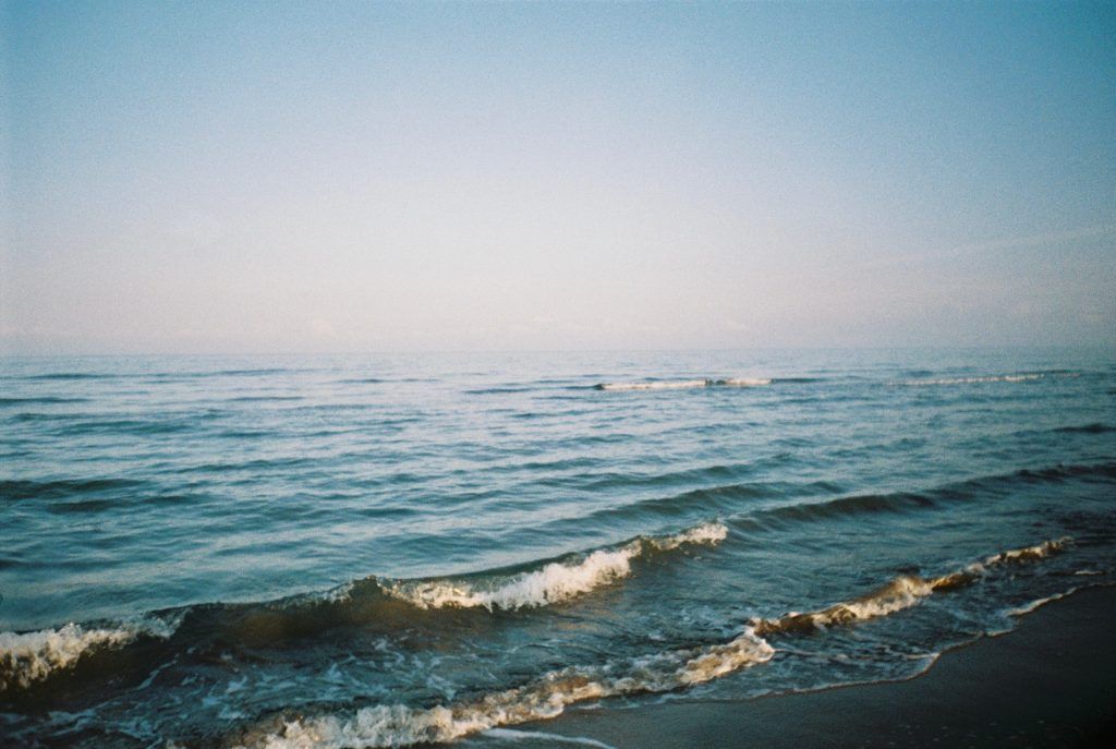 Пленочная фотография моря