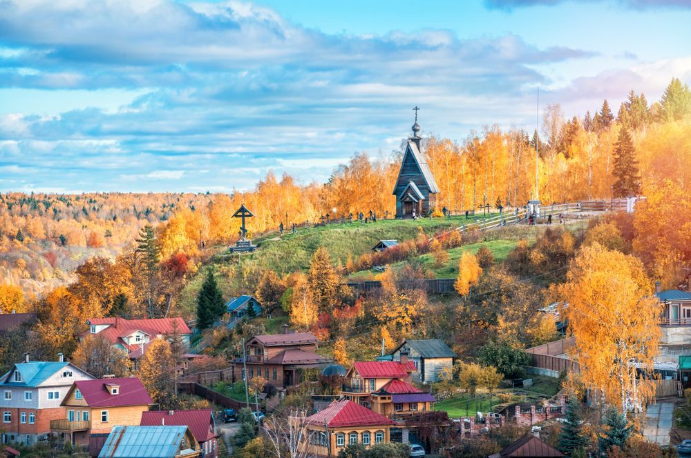 Плёс осенью