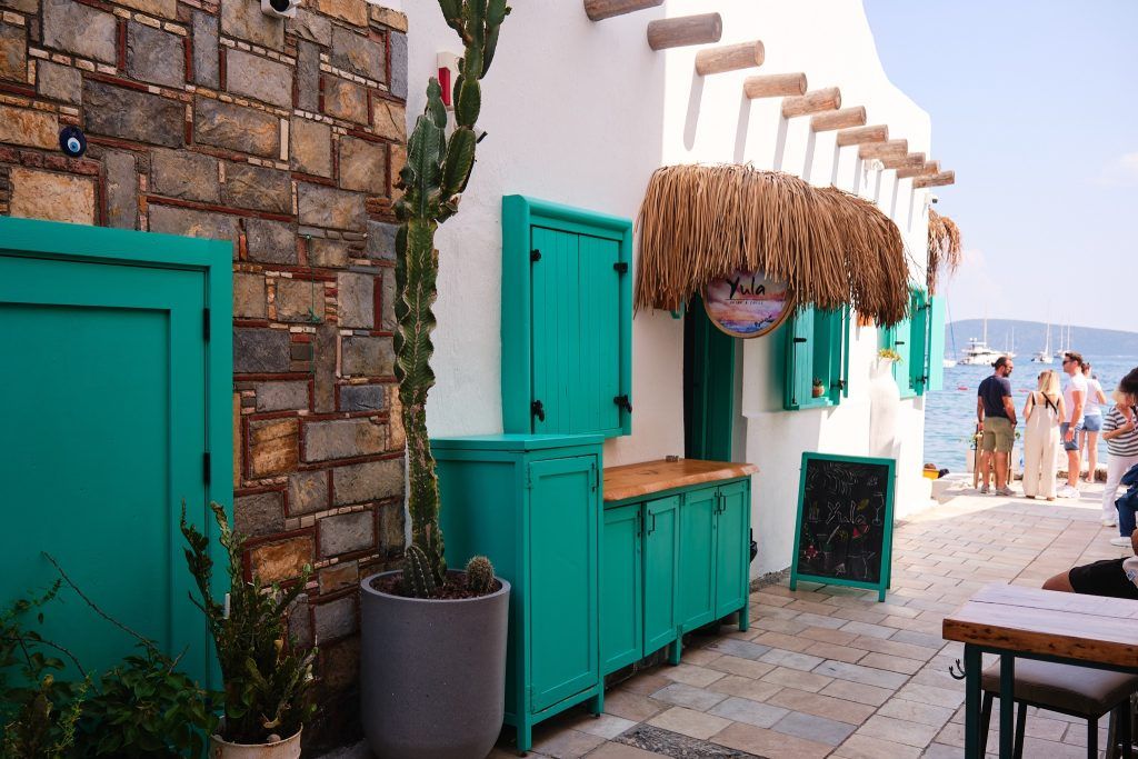 Вид на марину из местечка Yula, Бодрум, Турция