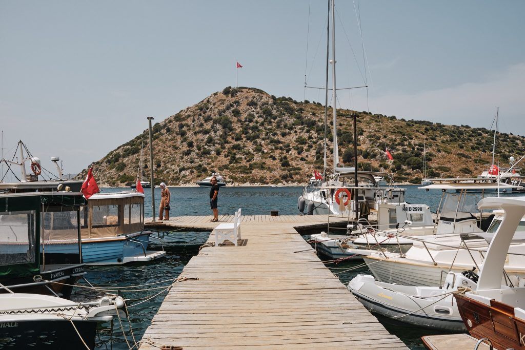 Марина в Гумушлуке, южная Турция