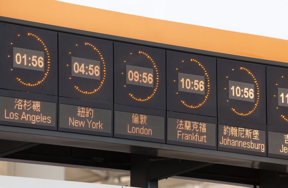 Время в аэропорту в разных городах