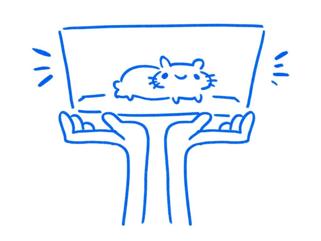 хомяк в контейнер