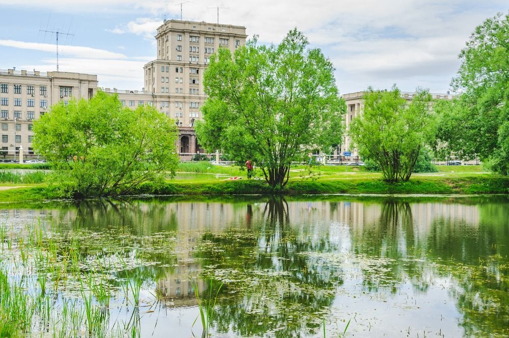 Пруд в Лефортовском парке