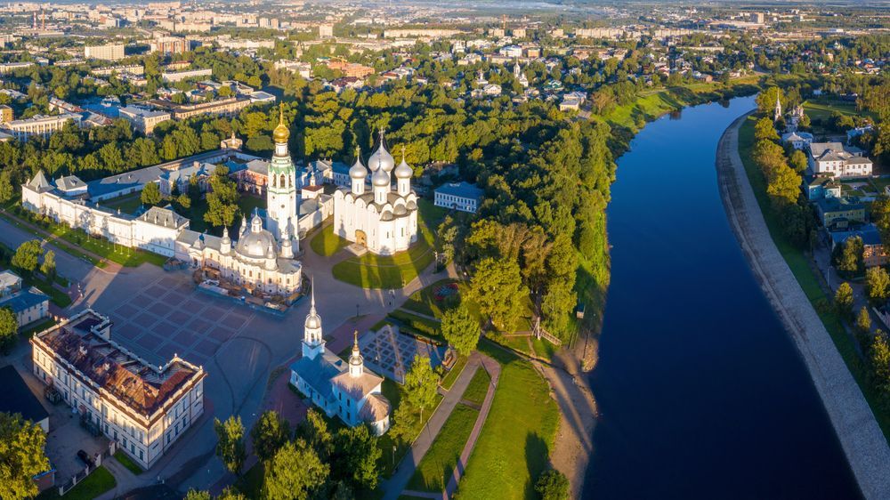 Вид на город сверху