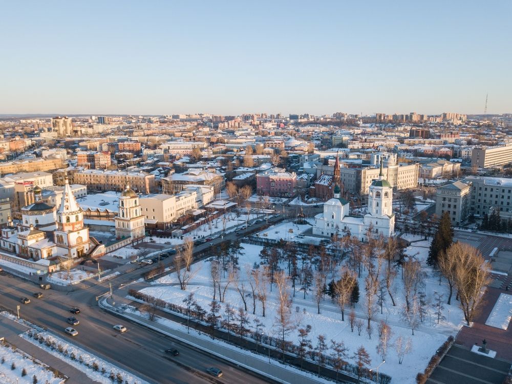 Иркутск зимой